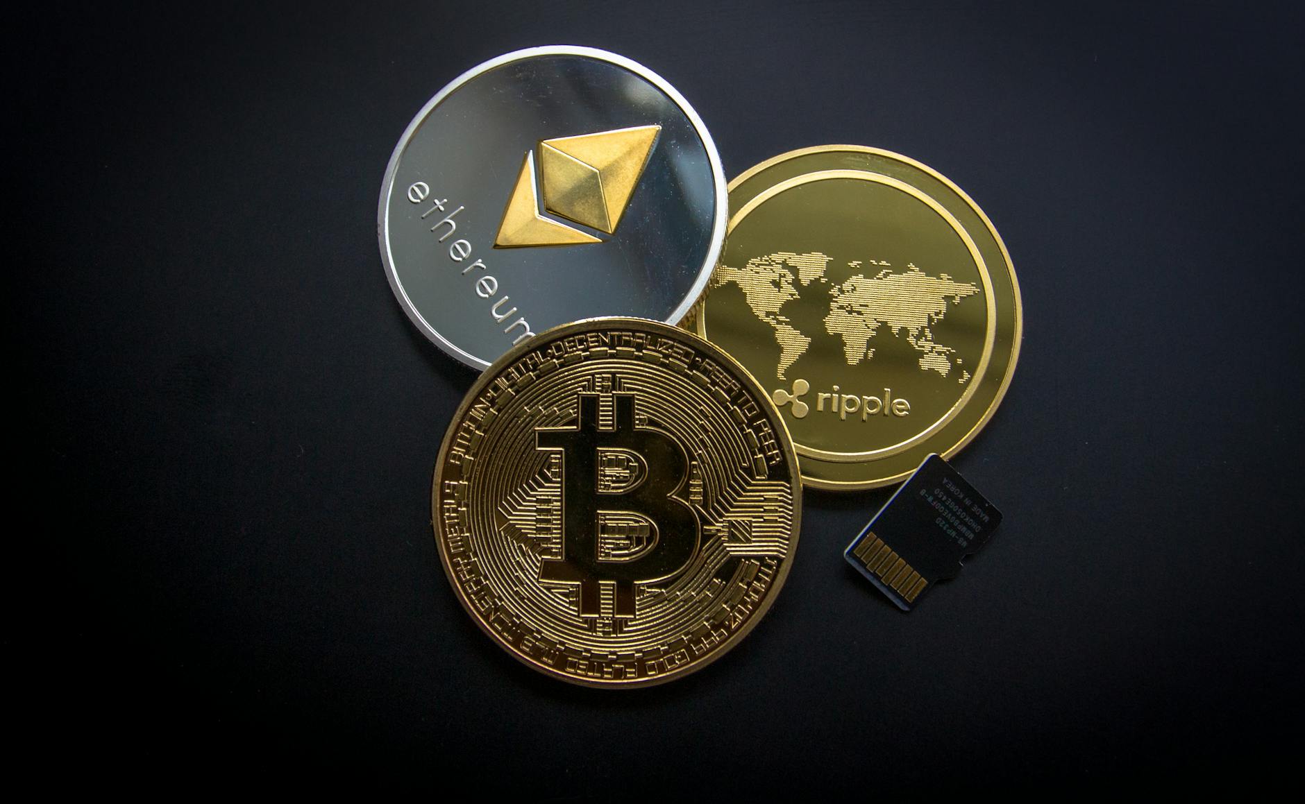 Ripple, Ethereum and bitcoin, Cryptocurrency in Retirement